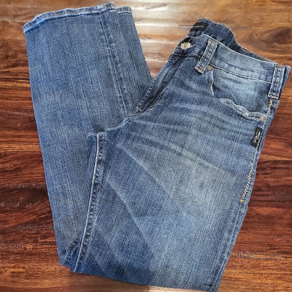 SILVER Men's Blue Denim Jeans Sz 36x34 Excellent Condition